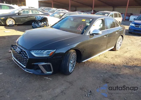 2022 Audi S4 Premium Tfsi Quattro Tiptronic из США, поврежденный, VIN WAUA4AF46NA039277